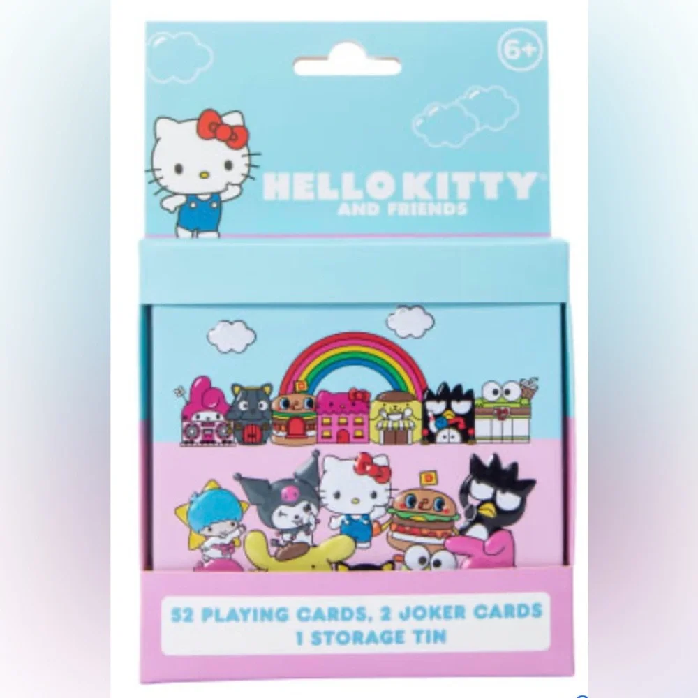 Hello Kitty & Friends Deck of Cards and Tin NWT